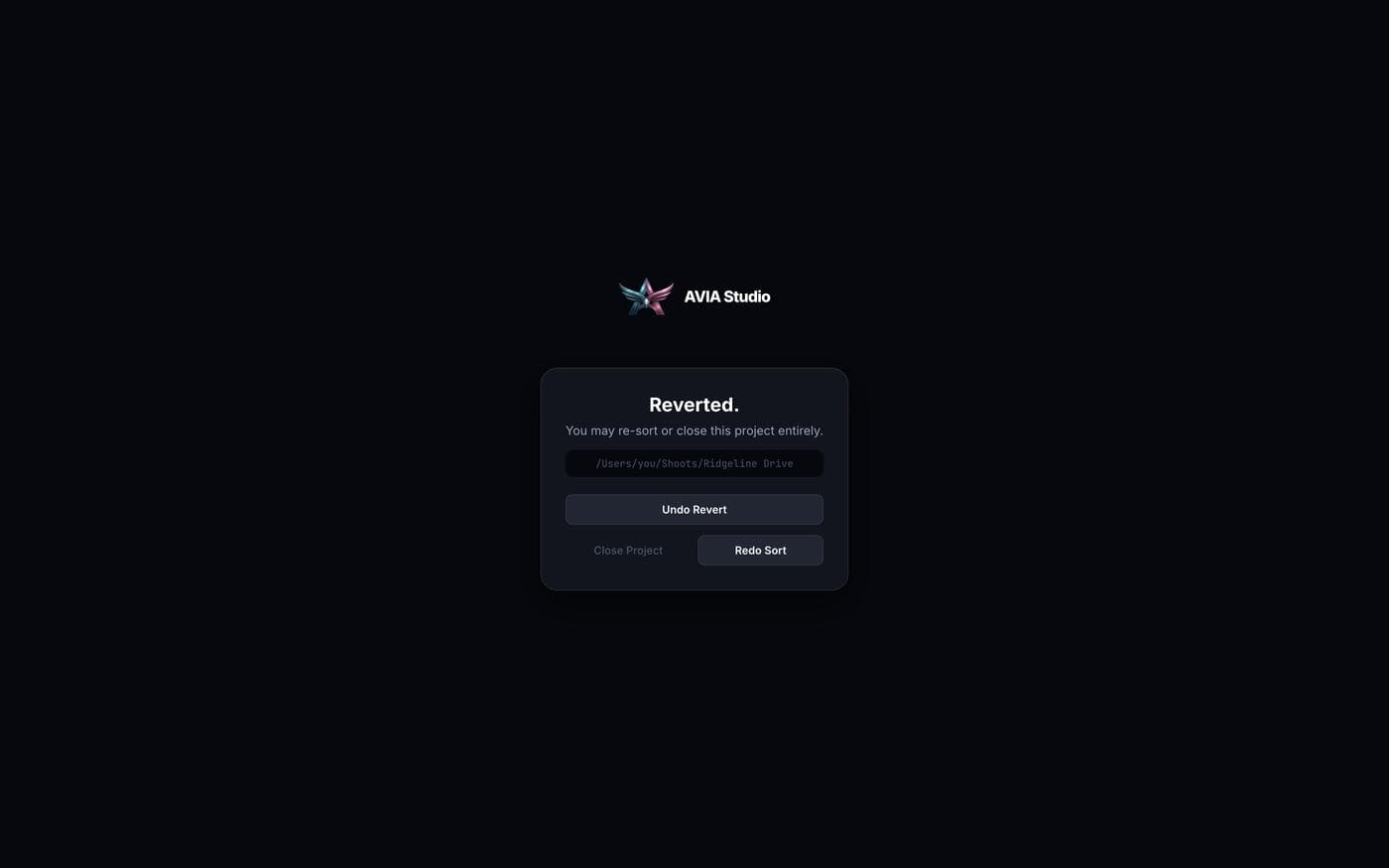 Reverted